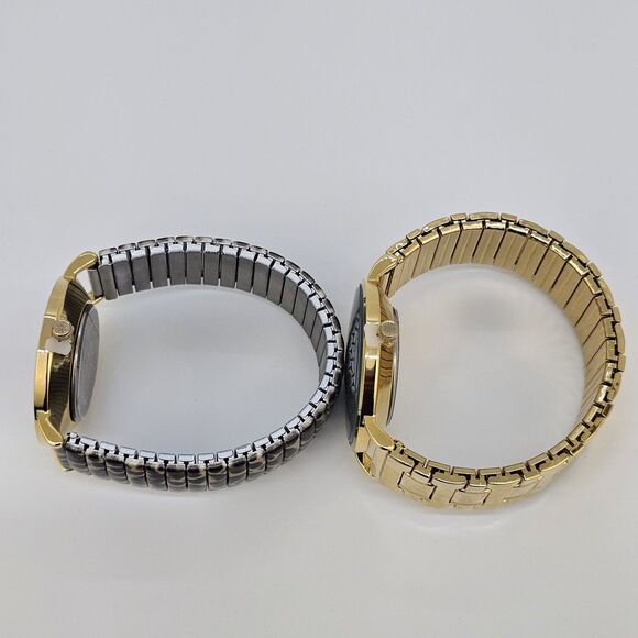 2X Isaac Mizrahi Live Women's Watch 36MM 5.75" Expandable Bands New Batteries - Picture 7 of 9